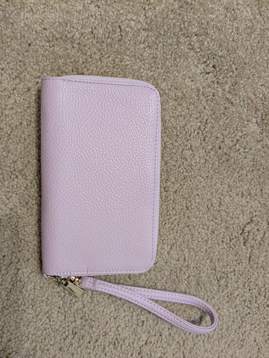 a new day Handbags - NWOT A New Day Purple Faux Leather Clutch